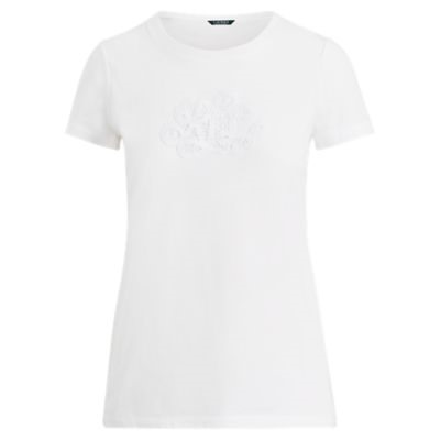 Lauren  Embroidered Monogram T-Shirt