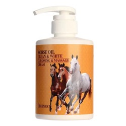DEOPROCE HORSE OIL CLEANSING &amp; MASSAGE CREAM Очищающий массажный крем для тела с лошадиным жиром 430мл