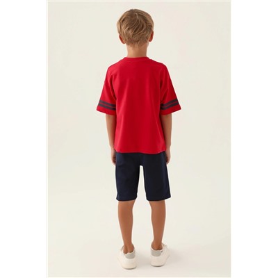 Erkek Çocuk Kırmızı Pijama Takımı