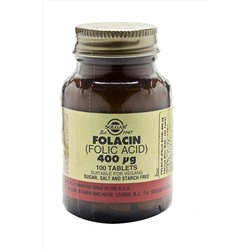 Solgar Folic Acid (folacin) 400 Mcg 100 Tablet 5188