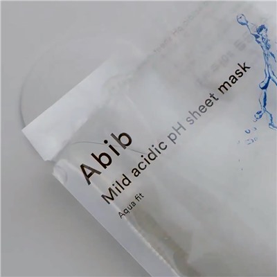 Увлажняющая слабокислотная маска с пробиотиками Abib Mild Acidic pH Sheet Mask Aqua Fit