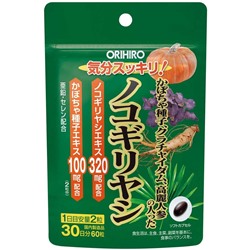 ORIHIRO Nokogiriyashi Орихиро пальметто семенами тыквы, женьшенем для работы почек на 30 дней