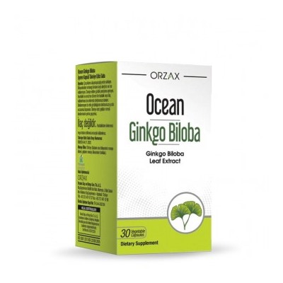 Orzax Ocean Ginkgo Biloba 120 мг, 30 капсул