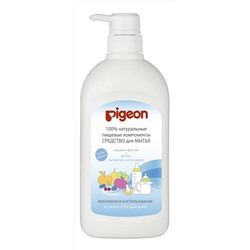 PIGEON Средство для мытья детской посуды, сосок, овощей и фруктов без запаха бутылка 300 мл