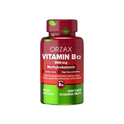 Orzax - Vitamin B12 - B12 (метилкобаламин) - 5000 мкг, 120 таблеток