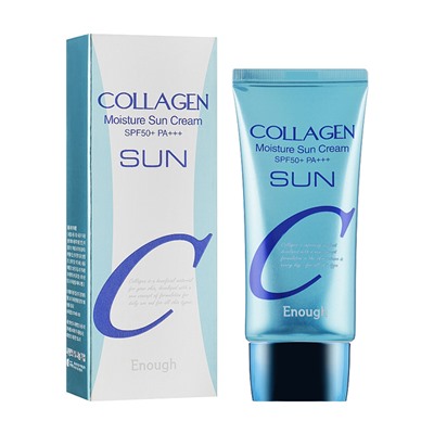 Collagen Moisture Sun Cream SPF50+ PA+++, Увлажняющий солнцезащитный крем с коллагеном