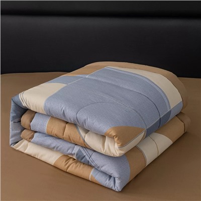 Комплект постельного белья Сатин с Одеялом 100% хлопок на резинке OBR145