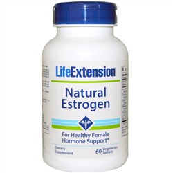 Life Extension, Натуральный эстроген, 60 растительных таблеток