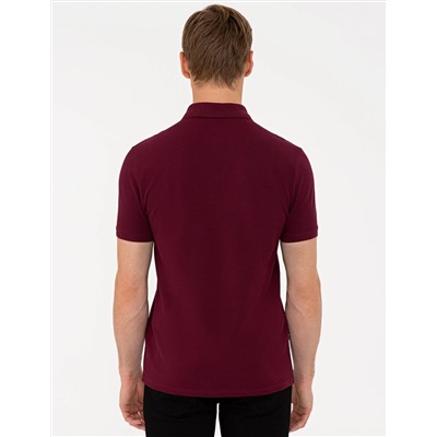 Bordo Slim Fit Tişört