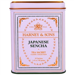 Harney & Sons, Японский Чай Сенча в Пакетиках, 20 штук, по 1,4 унции (40 г)