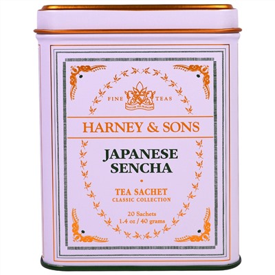Harney & Sons, Японский Чай Сенча в Пакетиках, 20 штук, по 1,4 унции (40 г)