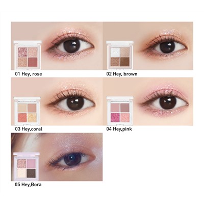 Палетка для глаз TWINKLE POP Pearl Flex Glitter Eye Palette 4,5 g