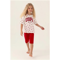 Kız Çocuk Kırmızı Pijama Takımı