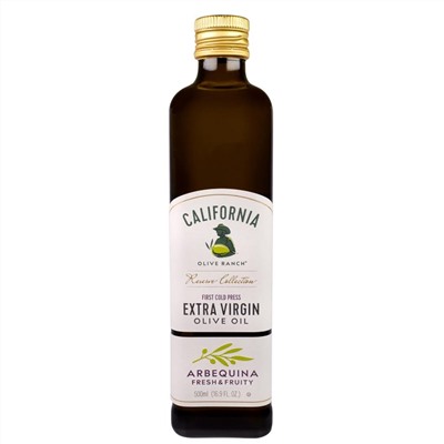 California Olive Ranch, Оливковое масло холодного отжима, арбекина, 16,9 жидк. унц. (500 мл)