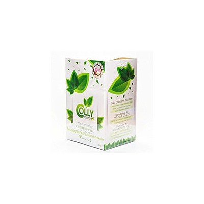 Напиток с хлорофиллом и клетчаткой Chlorophyll Powder Plus Fiber со вкусом зеленого чая от Colly 15 пакетиков / Colly Chlorophyll Powder Plus Fiber Green Tea Flavor 15 sachets
