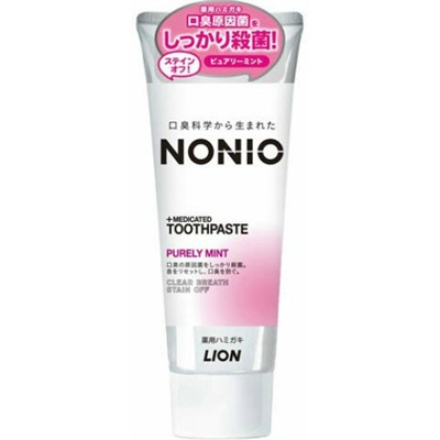 LION NONIO Medicated Зубная паста комплексного действия аромат мяты 130 гр