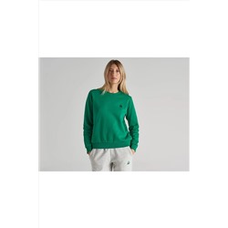 United Colors of Benetton Kadın Sweatshirt Bnt-w20051 Yeşil bnt-w20051