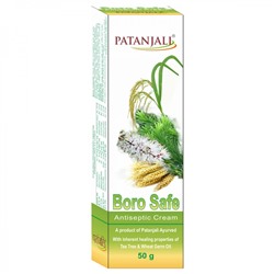 PATANJALI Boro Safe Antiseptic Cream Антисептический крем для кожи Боро Сейф 50г