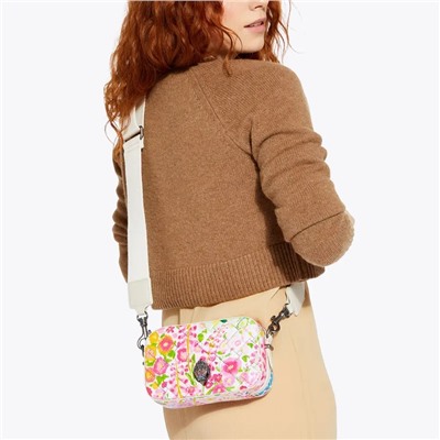 FLORAL COUTURE SMALL KENSINGTON CAMERA BAG  KURT GEIGER LONDON