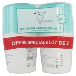 Vichy Antitranspirante Behandlung 48 Std Packung von 2 x 50 ml