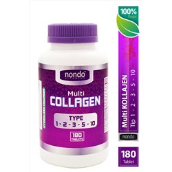 Nondo Kolajen 180 Tablet Multi Collagen Tip 1-2-3-5-10 KOLAJ97901