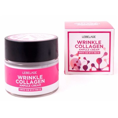 [LEBELAGE] Крем для лица ампульный КОЛЛАГЕН Ampule Cream Wrinkle Collagen, 70 мл