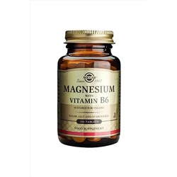 Solgar Magnesium With Vitamin B6 100 Tablet (magnesyum Magnezyum) hizligelgicom11146