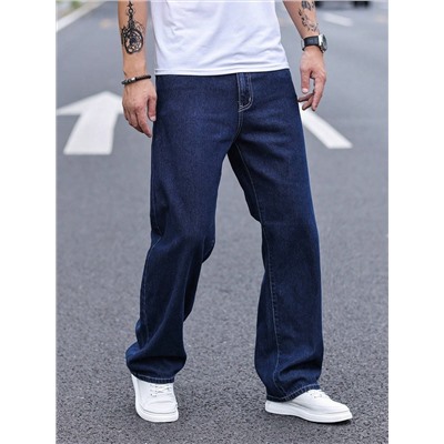 Manfinity Hypemode Men Pocket Straight Leg Jeans