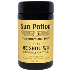 Sun Potion, Порошок He Shou Wu, Обработка в сыром виде, 2,8 унции (80 г)