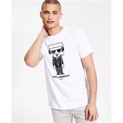 Karl Lagerfeld Paris Men's Character Print T-shirt