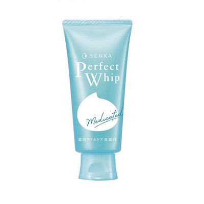 Shiseido Senka Perfect Whip Medicated Пенка для умывания против акне, туба 120 гр.
