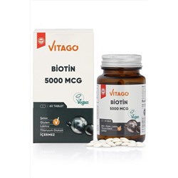 Vitago Premium Biotin 5000 Mcg 60 Tablet 0017
