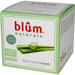 Blum Naturals, Крем для  глаз и шеи, 1.69 унции (50 мл)
