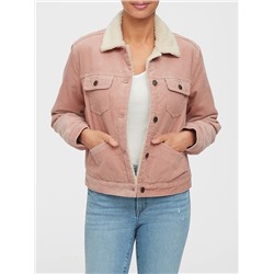 Cord Sherpa-Lined Icon Jacket