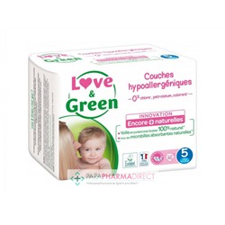 Love&Green Couches Hypoallergéniques T5 11 à 25 kg x40
