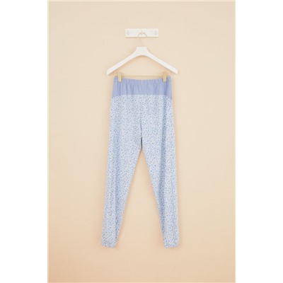 Pijama largo 'maternity' 100% algodón flores