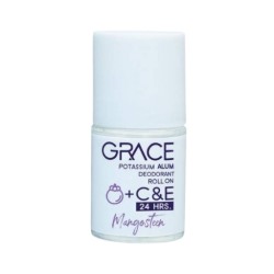 Grace Potassium Alum Deodorant Roll On Mangosteen Formula + C&E 30 ml