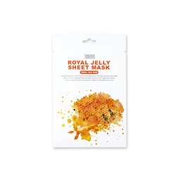 TENZERO ROYAL JELLY SHEET MASK Тканевая маска для лица с экстрактом маточного молочка 25мл