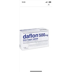 daflon 500mg 60 film kapli tablet
