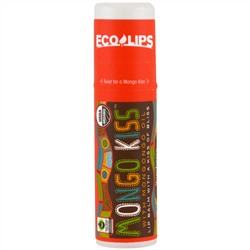 Eco Lips Inc., Губной бальзам Mongo Kiss, восковница красная, 25 унций (7 г)