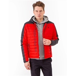 COLORBLOCK QUILTED PUFFER JACKET