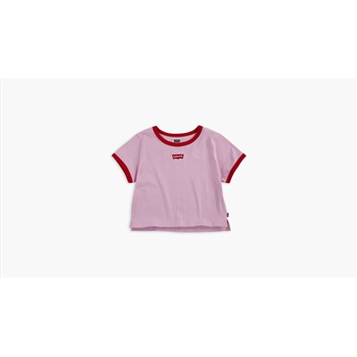 Big Girls Classic Levi's® Logo Cropped Tee Shirt
