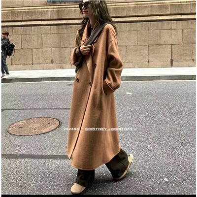 Женское пальто оверсайз, корейский стиль