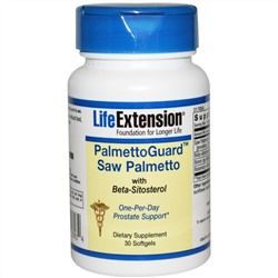 Life Extension, PalmettoGuard Пальма сереноа, 30 гелевых капсул