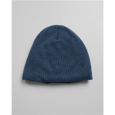 WAFFLE SHERPA-LINED BEANIE