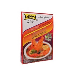 Тайский знаменитый суп Том Ям Кунг 100 гр / Lobo Tom Yam paste with creamed coconut 100 g