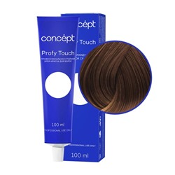 Профессиональный крем-краситель для волос Concept Profy Touch 6.73 Русый коричнево-золотистый, 100 мл
