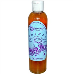 WiseWays Herbals, LLC, Golden, Ополаскиватель для Волос с Яблочным Уксусом 8 жидких унций