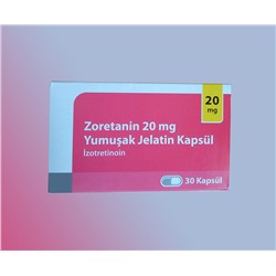 ZORETANIN 20 mg 30 kapsül (аналог Роаккукан Izotretinoin)