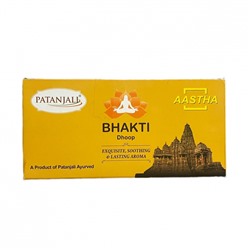 PATANJALI Aastha Bhakti Dhoop  Благовония конусы Бхакти 10шт